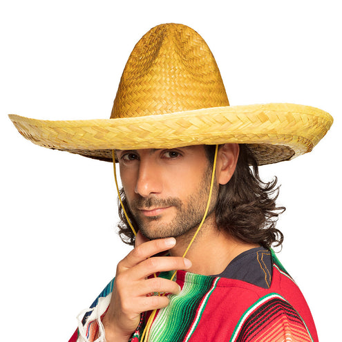 e-carnavalskleding-SYK Sombrero Viva Mexico geel