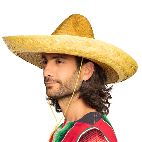 e-carnavalskleding-SYK Sombrero Viva Mexico geel