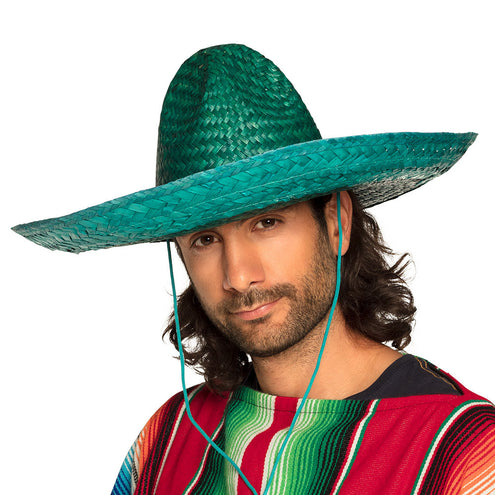 e-carnavalskleding-SYK Sombrero Viva Mexico groen