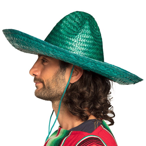 e-carnavalskleding-SYK Sombrero Viva Mexico groen