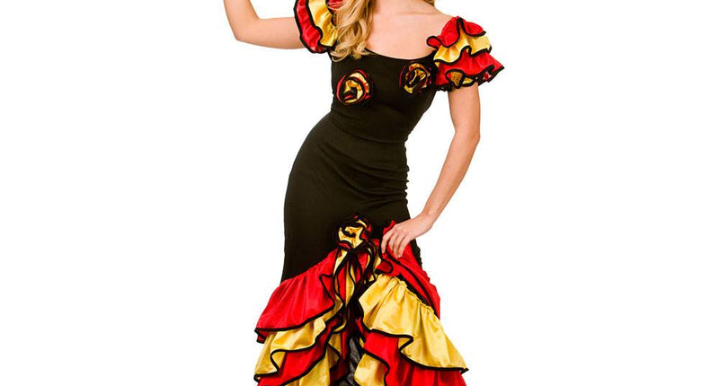 e-carnavalskleding-SYK Spaanse Samba danseres kostuum