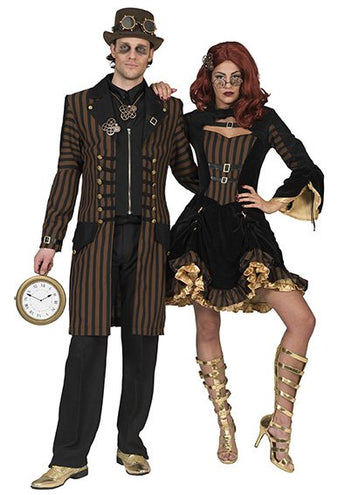 e-carnavalskleding-SYK Steampunk jurk Sally