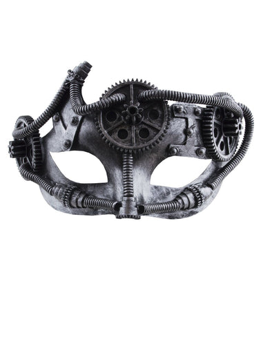e-carnavalskleding-SYK Steampunk masker met tandwiel