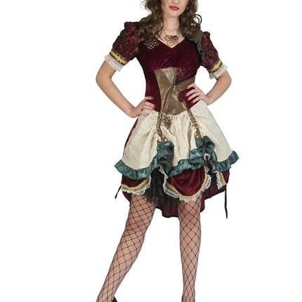 e-carnavalskleding-SYK Steampunk pak Victoria dames