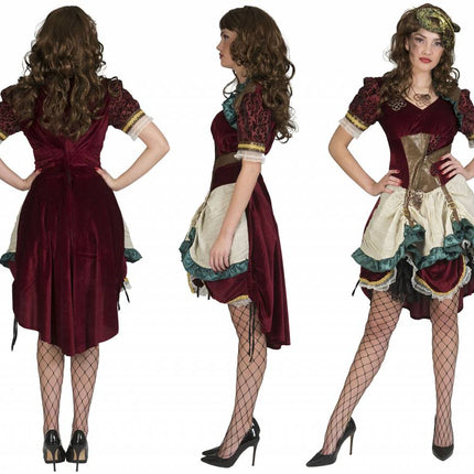 e-carnavalskleding-SYK Steampunk pak Victoria dames