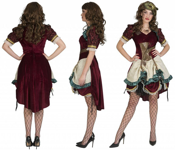 e-carnavalskleding-SYK Steampunk pak Victoria dames