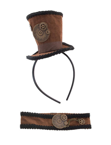 e-carnavalskleding-SYK Steampunk verkleed set Victoria 2-dlg