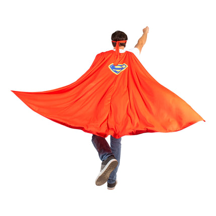 e-carnavalskleding-SYK Super Hero Cape Reddy rood