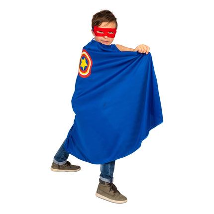 e-carnavalskleding-SYK Super Hero kostuum Jerome kinderen blauw