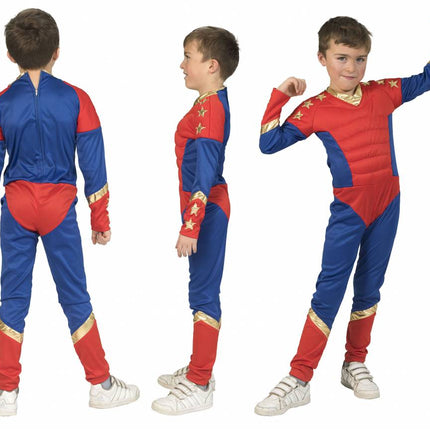 e-carnavalskleding-SYK Super Power pak Thomas jongen