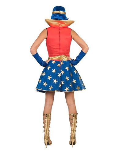 e-carnavalskleding-SYK Superwoman jurk voor dames