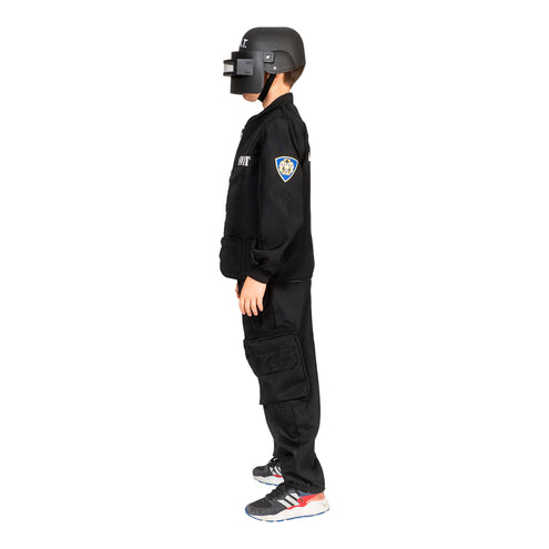 e-carnavalskleding-SYK SWAT pak Luuk kinderen