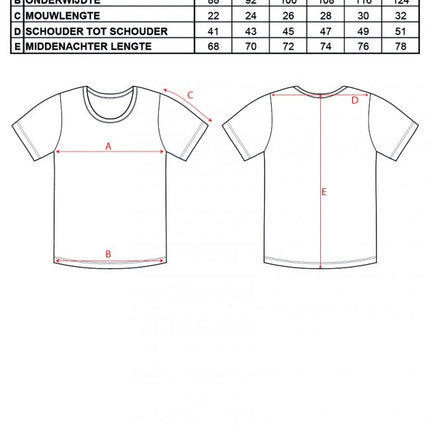 e-carnavalskleding-SYK T-shirt neon panter