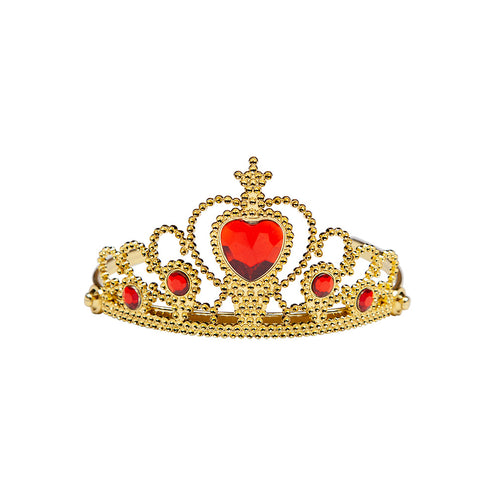 e-carnavalskleding-SYK Tiara met gouden kroon