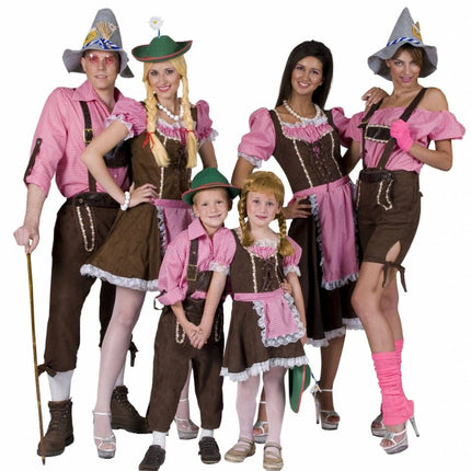 e-carnavalskleding-SYK Tiroler jurk Rosa