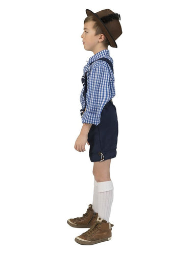 e-carnavalskleding-SYK Tiroler lederhose pak Gunter kinderen