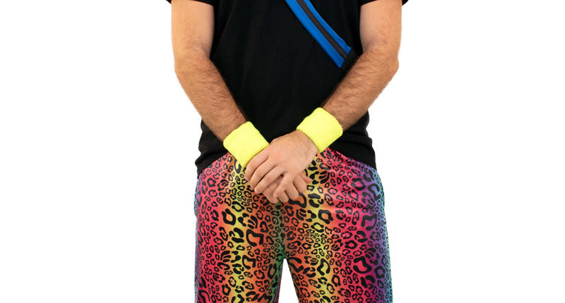 e-carnavalskleding-SYK Trainingsbroek neon panter