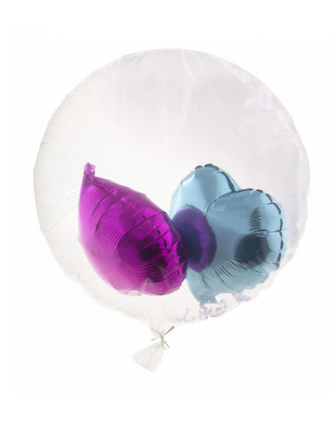 e-carnavalskleding-SYK Transparante folie ballon 60cm