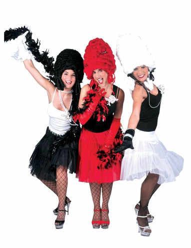 e-carnavalskleding-SYK Tule rok wit stroken
