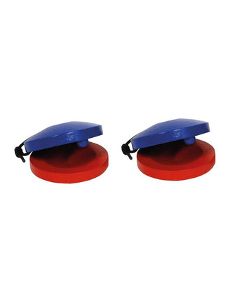 e-carnavalskleding-SYK Twee  castagnetten rood blauw
