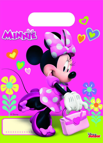 e-carnavalskleding-SYK Uitdeelzakjes kinderfeest Minnie Happy Helpers 6 stuks