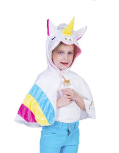 e-carnavalskleding-SYK Unicorn Regenboog cape kinderen