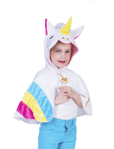 e-carnavalskleding-SYK Unicorn Regenboog cape kinderen