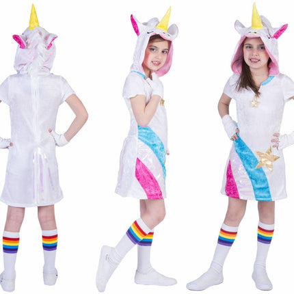 e-carnavalskleding-SYK Unicorn Twinkle Light pakje meisje