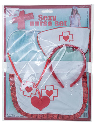 e-carnavalskleding-SYK Verpleegster set sexy 3dlg