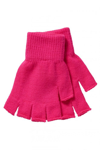 e-carnavalskleding-SYK Vingerloze handschoenen kind neon roze