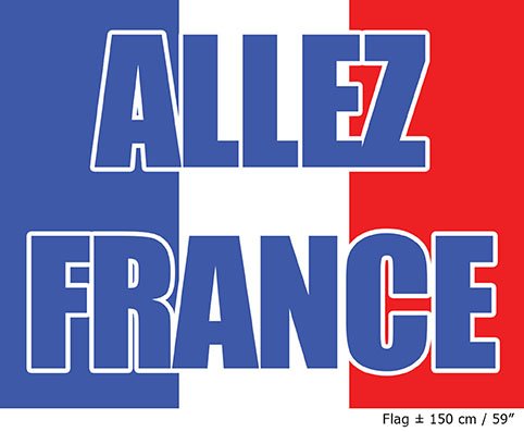 e-carnavalskleding-SYK Vlag Allez France