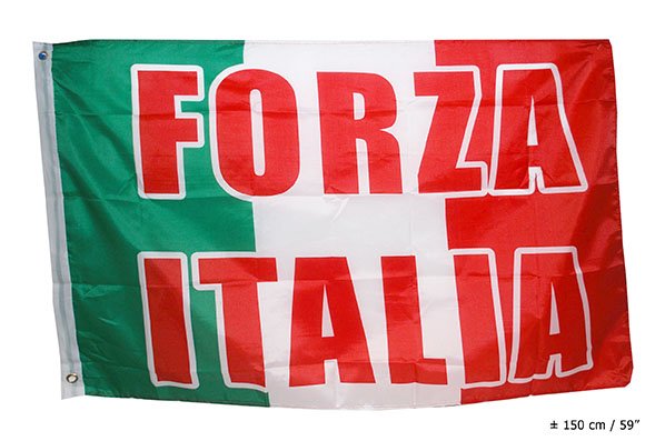 e-carnavalskleding-SYK Vlag Forza Italia