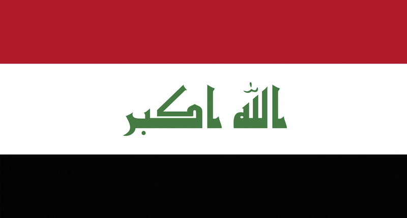 e-carnavalskleding-SYK Vlag Irak 90x150cm