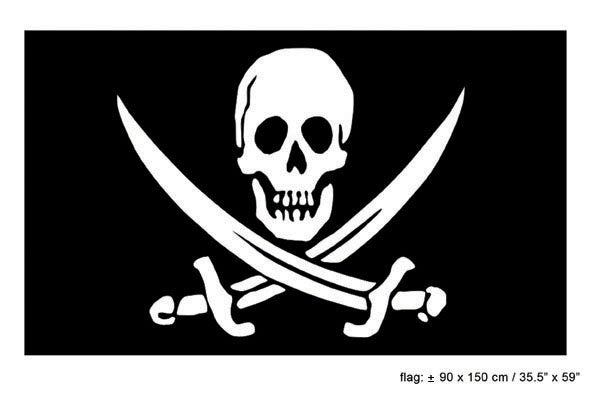 e-carnavalskleding-SYK Vlag piraat