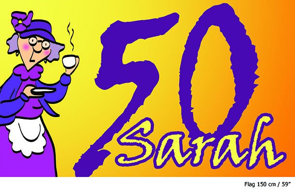 e-carnavalskleding-SYK Vlag Sarah 50