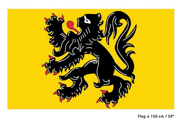 e-carnavalskleding-SYK Vlag Vlaamse leeuw