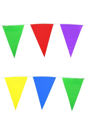 e-carnavalskleding-SYK Vlaggenlijn assorti kleuren 10 meter