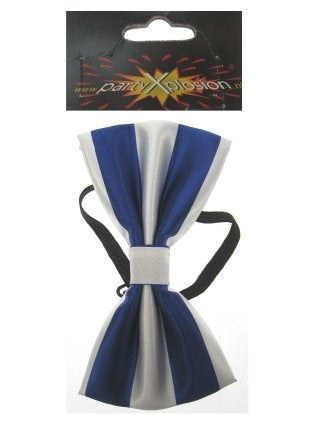 e-carnavalskleding-SYK Vlinderstrik blauw wit