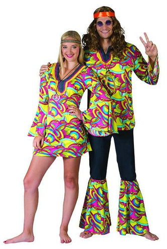 e-carnavalskleding-SYK Vlot Hippie jurkje Hannah