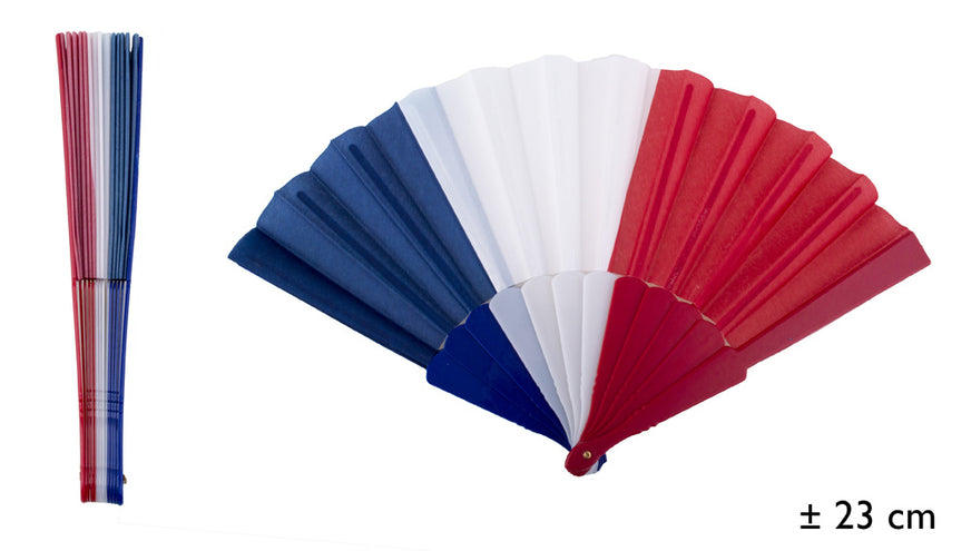 e-carnavalskleding-SYK Waaier rood wit blauw