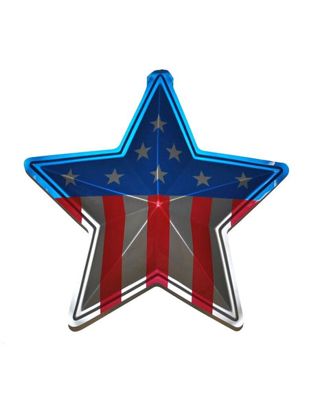 e-carnavalskleding-SYK Wanddecoratie Ster USA
