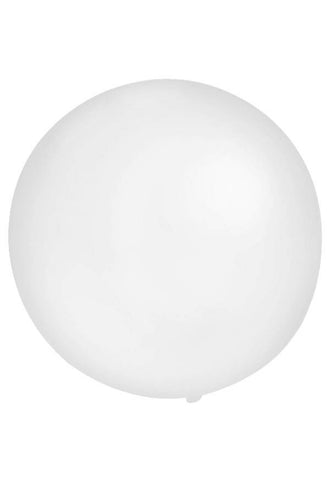e-carnavalskleding-SYK Witte ballon  Ø 60 cm