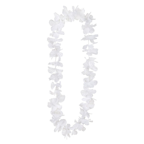 e-carnavalskleding-SYK Witte Hawaii krans slinger