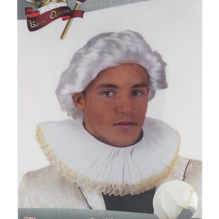 e-carnavalskleding-SYK Witte kraag barok