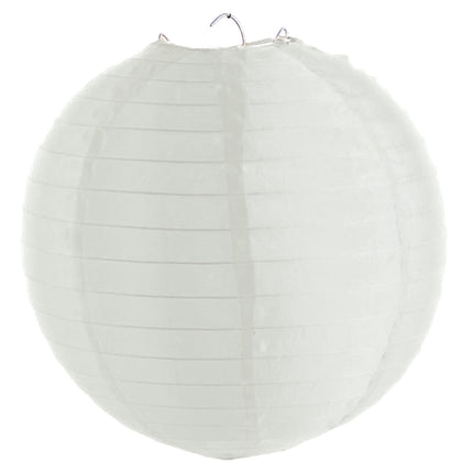 e-carnavalskleding-SYK Witte lampion nylon 30cm