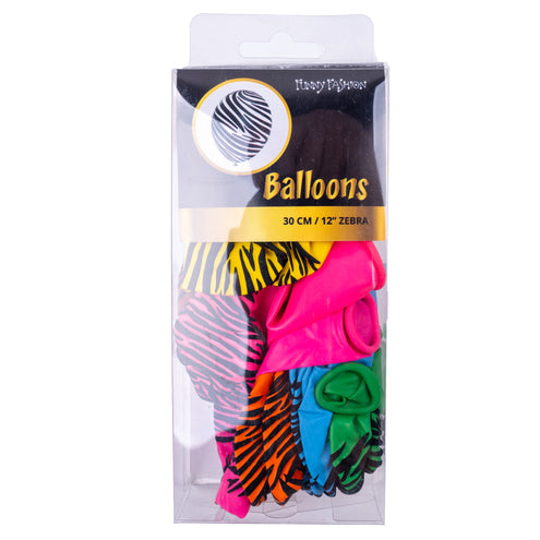 e-carnavalskleding-SYK Zebra print ballonnen