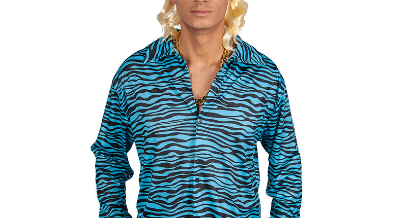 e-carnavalskleding-SYK Zebra shirt Joe Exotisch