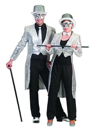 e-carnavalskleding-SYK Zilveren slipjas deluxe