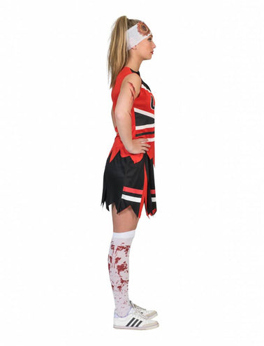 e-carnavalskleding-SYK Zombie cheerleader dames pak