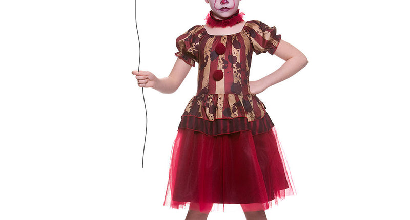 e-carnavalskleding-SYK Zombie circus clown kostuum meiden